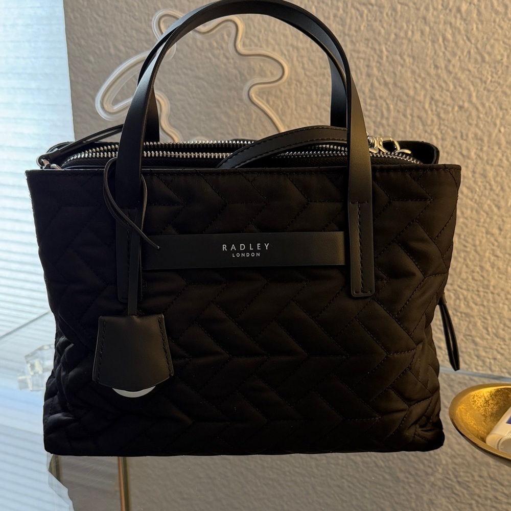 Radley London Quilted Black Satchel